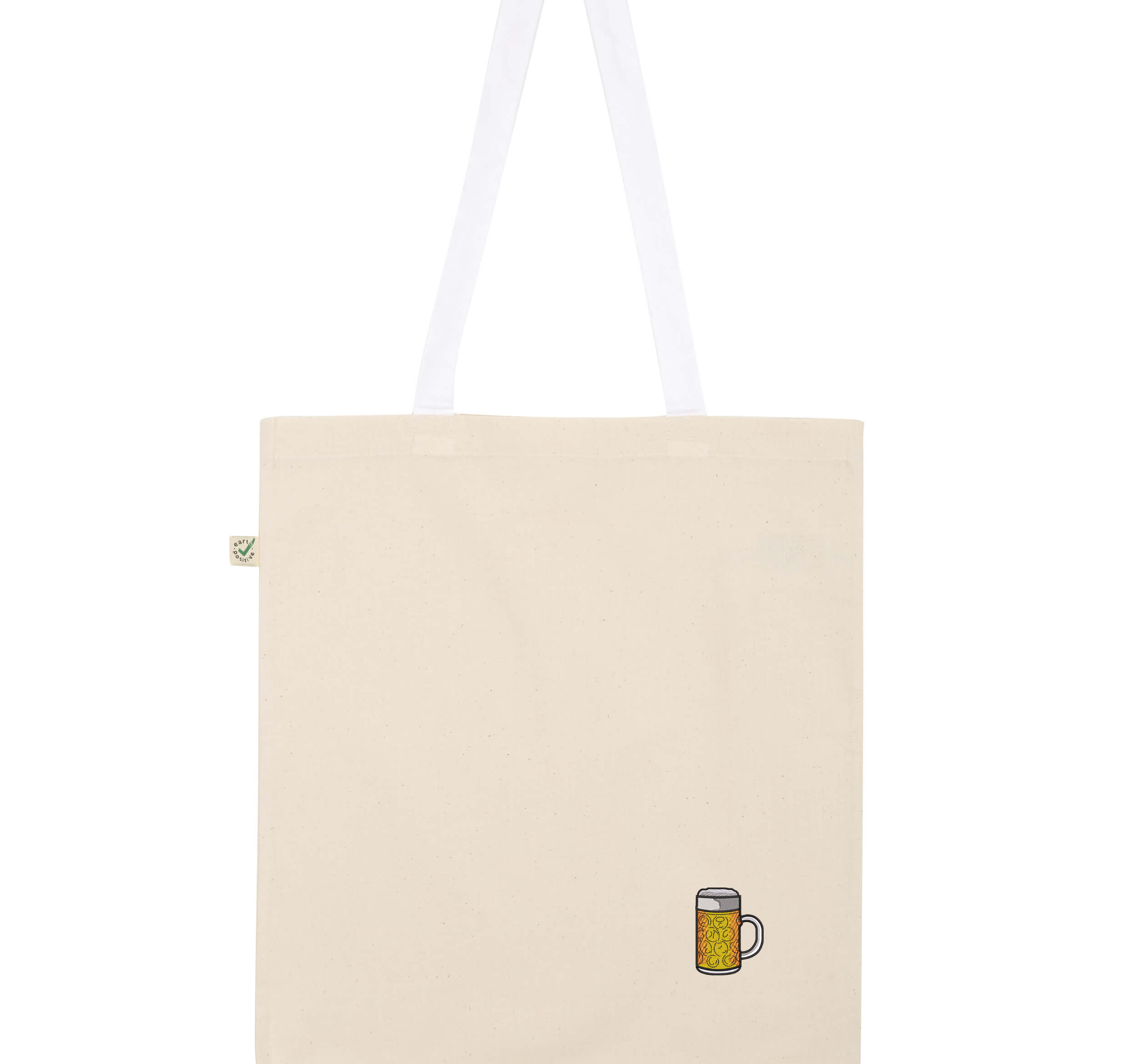 Stein | Embroidered Organic Cotton Bag