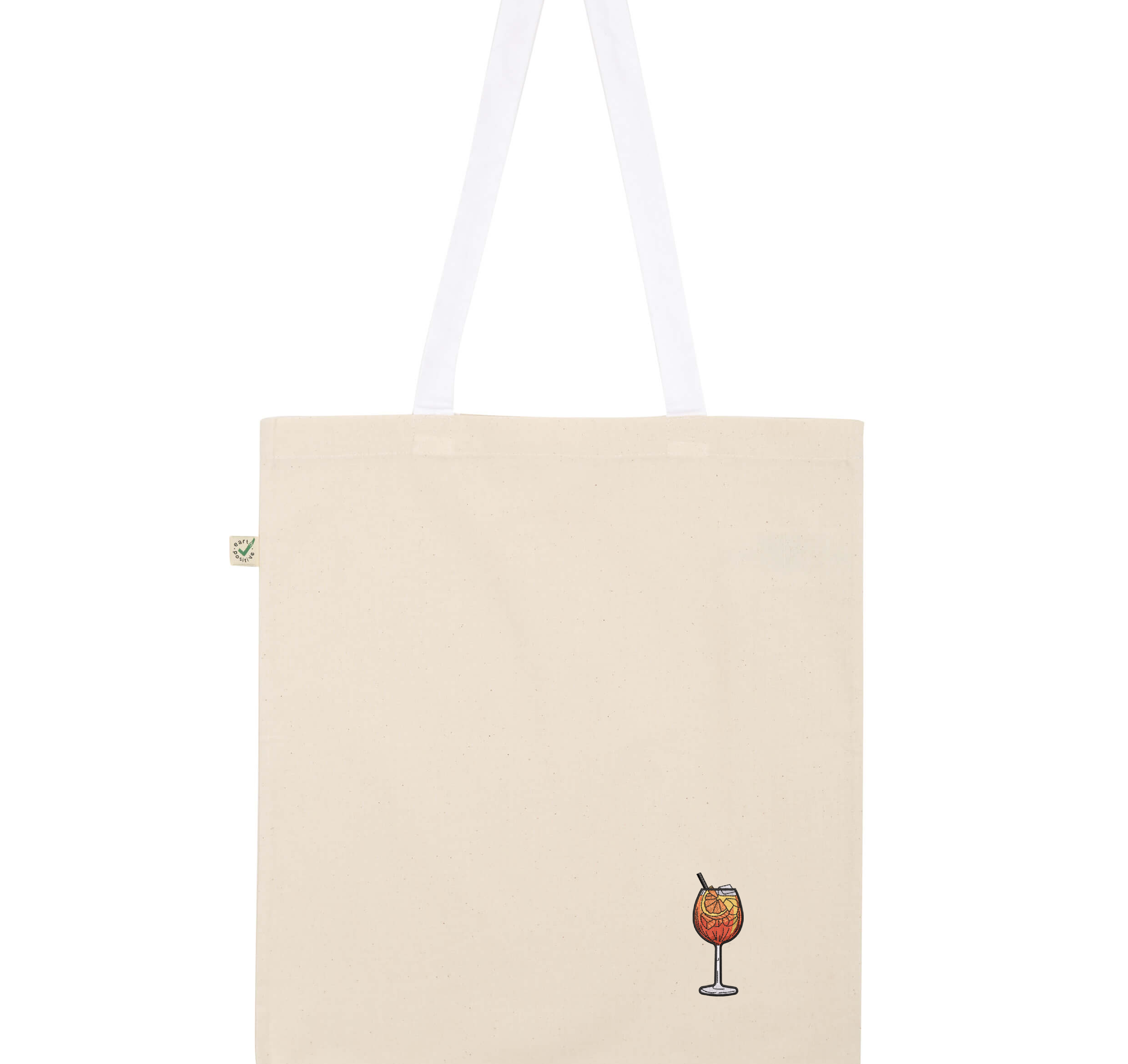 Spritz | Embroidered Organic Cotton Bag