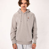 Wine Duet | Embroidered Organic Cotton Men Hoodie