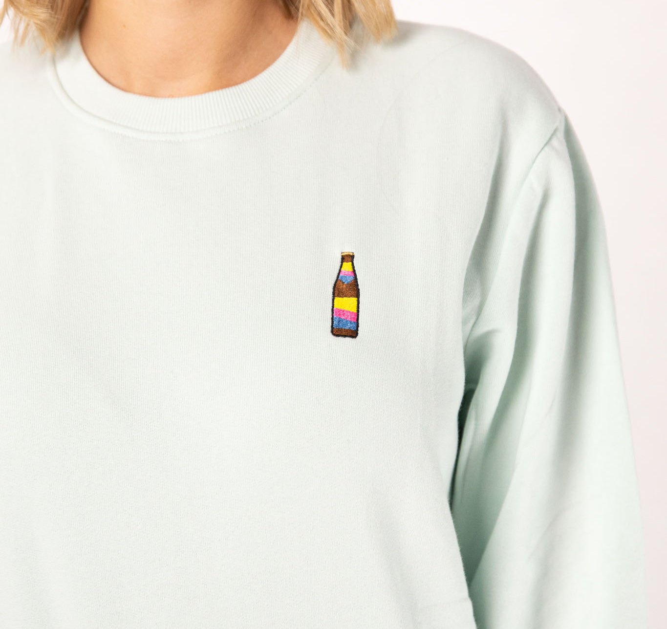 Cola Mix | Embroidered Organic Cotton Women's Sweater