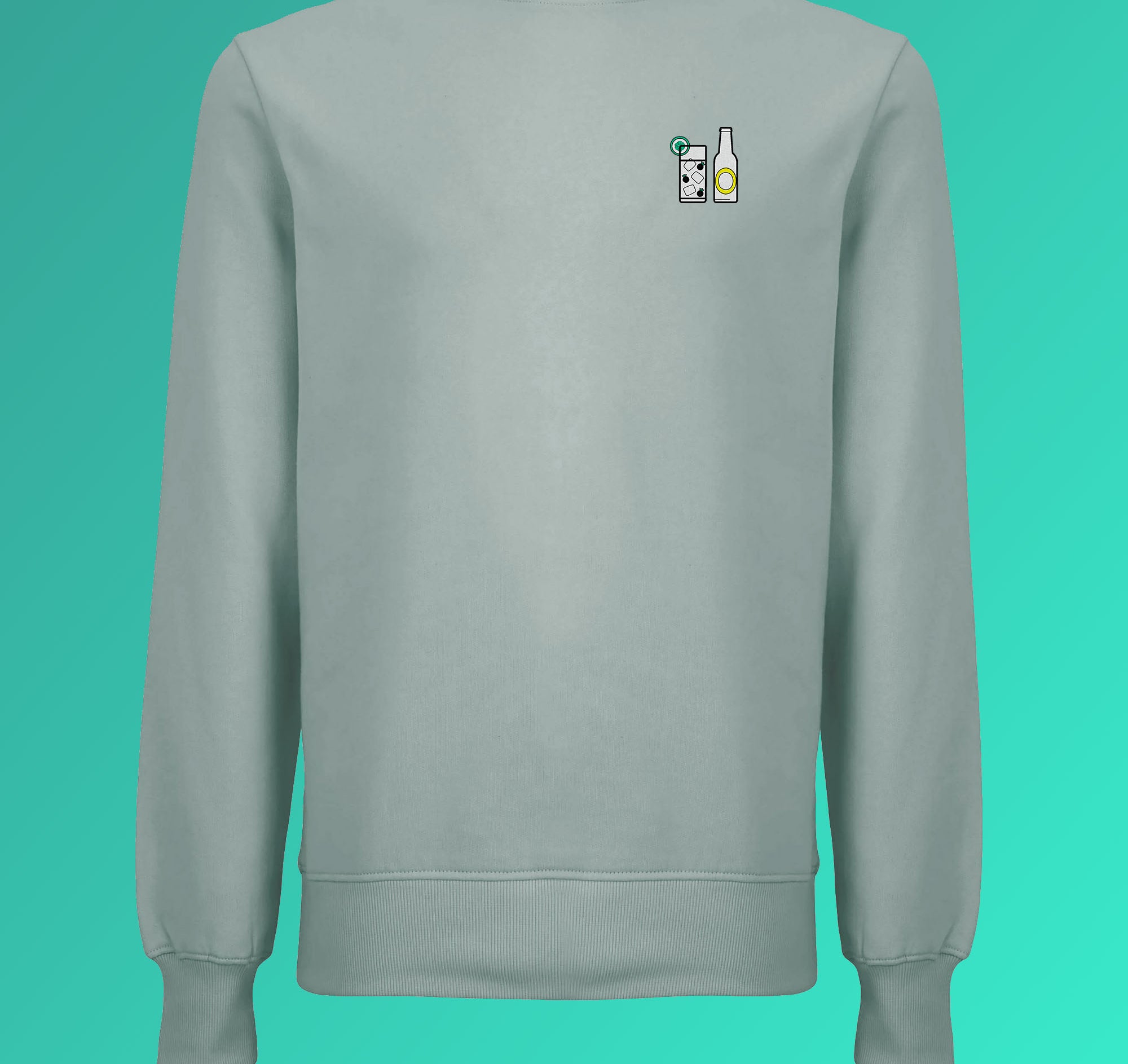Gin Tonic | women's Embroidered Organic Cotton Sweater