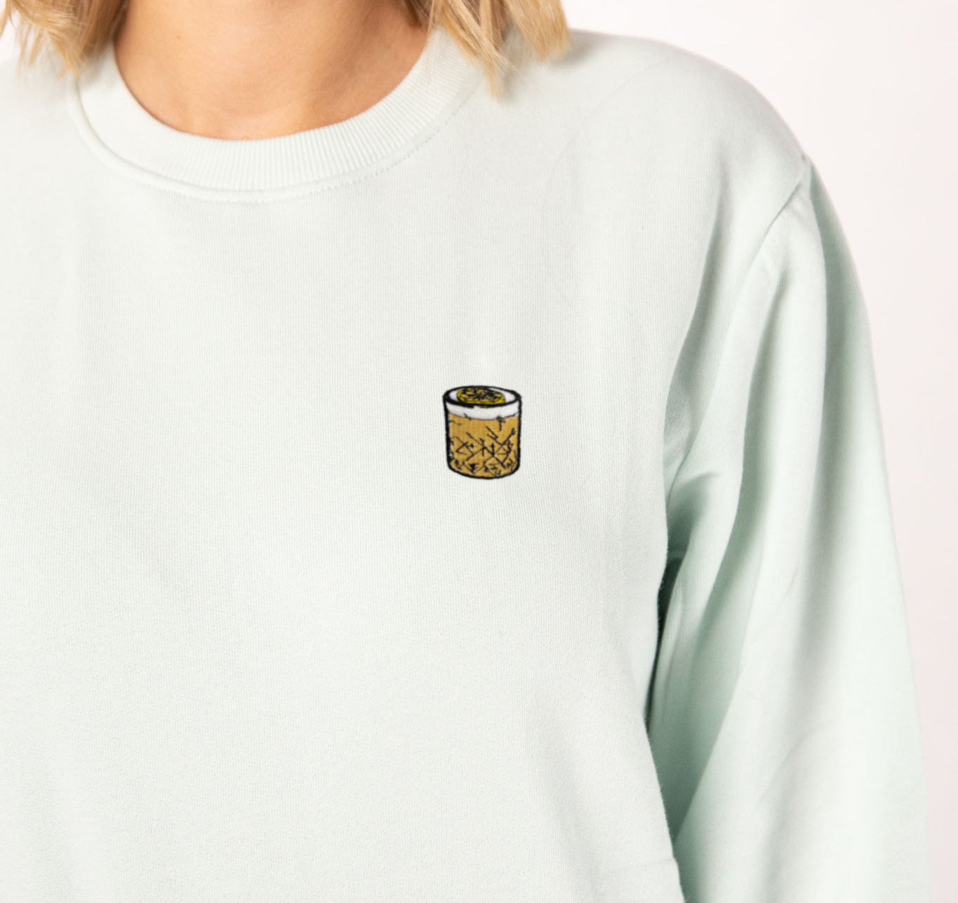 Whisky Sour | Embroidered Organic Cotton Women's Sweater