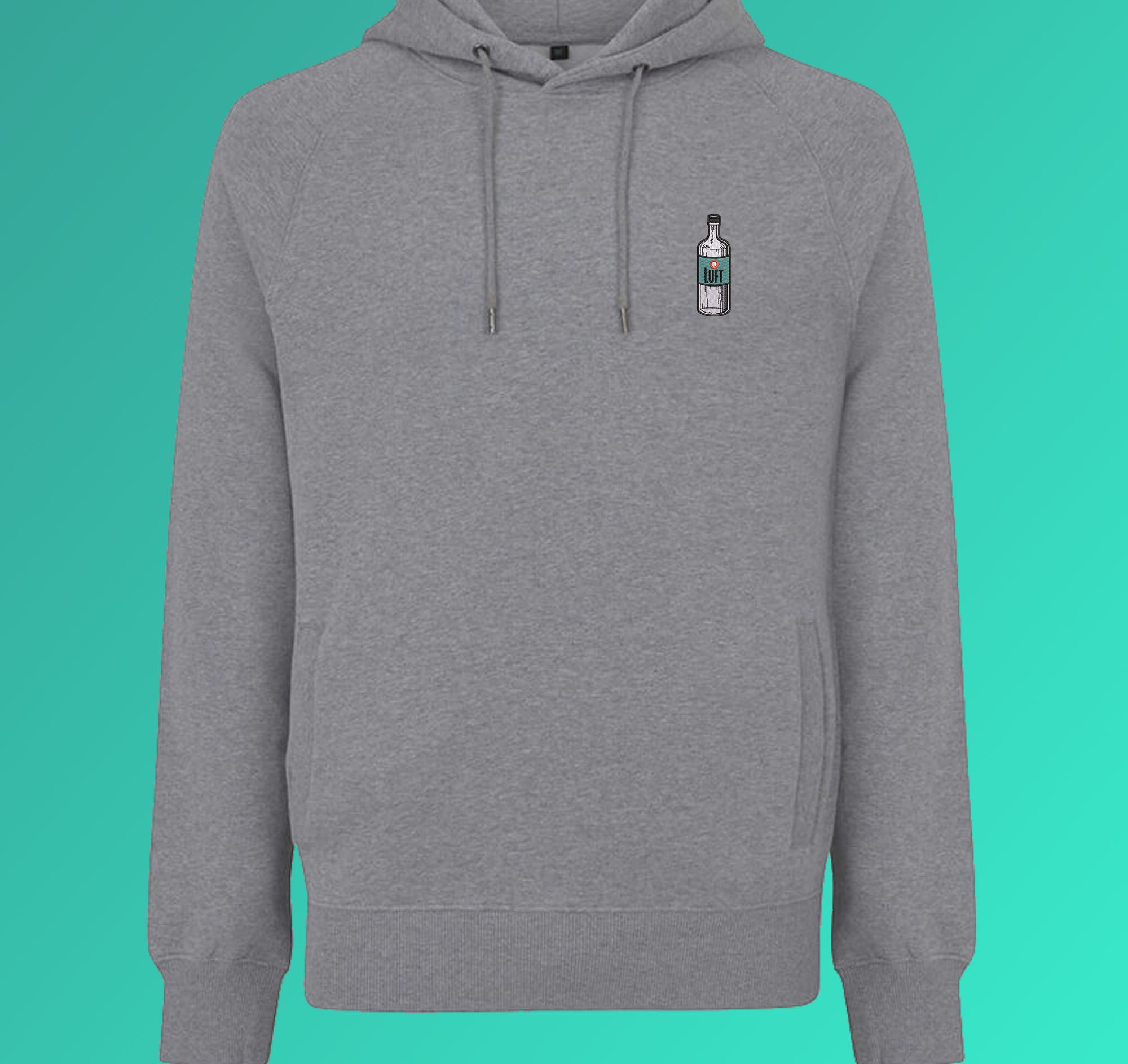 Luft | Embroidered Organic Cotton Men Hoodie