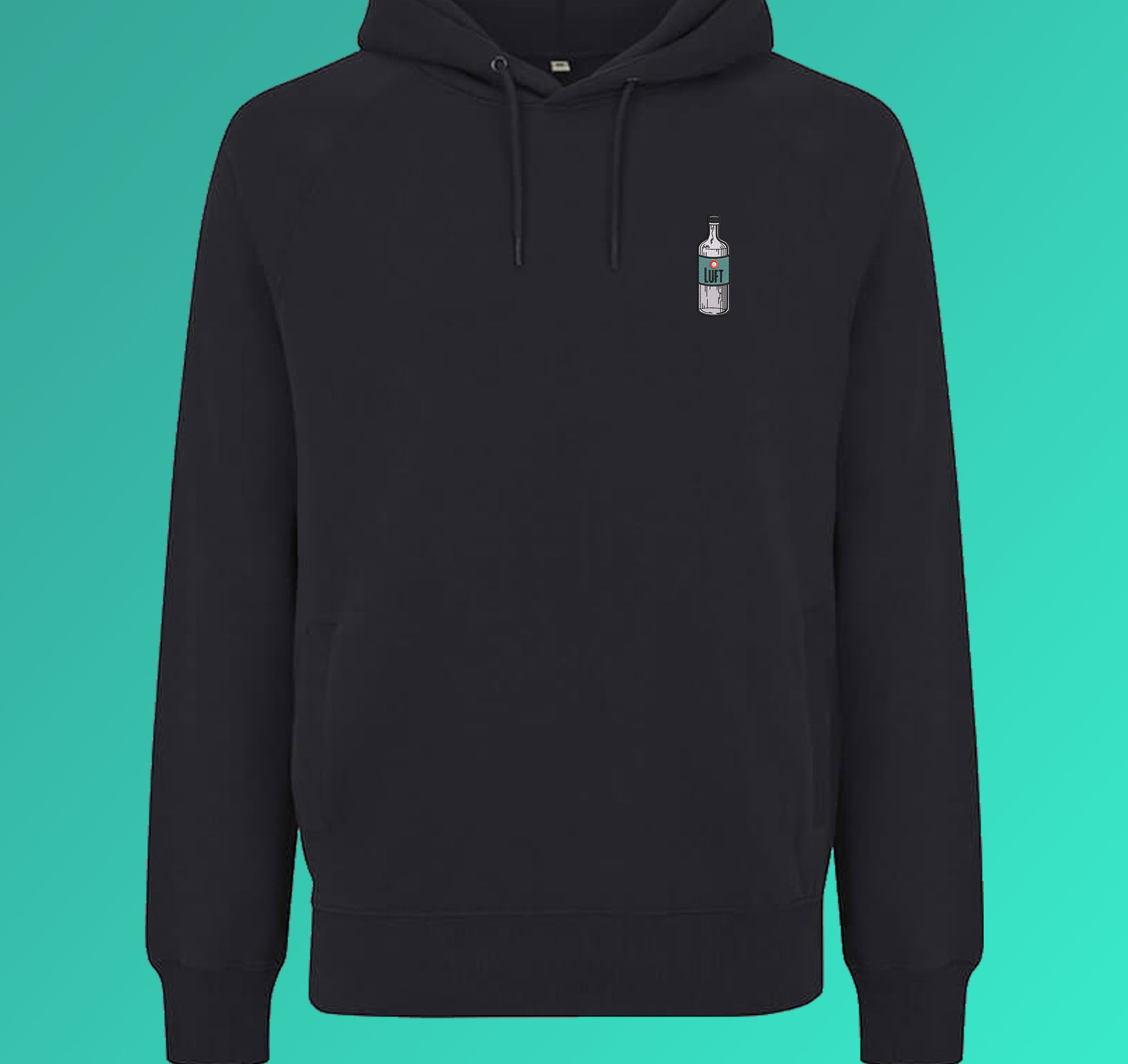 Luft | Embroidered Organic Cotton Men Hoodie