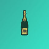 Champagne | Embroidered organic cotton bag