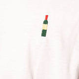 Wine Bottle | Embroidered Organic Cotton Men Hoodie